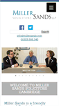 Mobile Screenshot of millersands.com